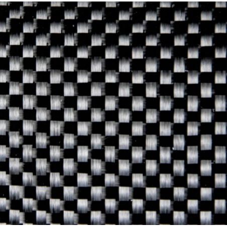 Di carbonio tessuto taffetà GG 200 P 200 g/m2, con una filettatura di fissaggio in poliammide, larghezza 100 cm