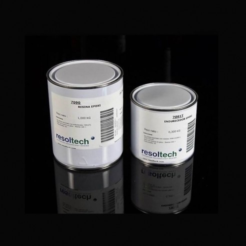 Resolcoat 7090 Gel Coat Epóxi Preto NOIR/7091T