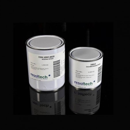 Gel coat epossidico Resoltech 7090 verde RAL 6029 per stampi o parti di