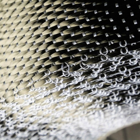 Tissu de Basalte en UD à 1200 g/m2, largeur 250 mm