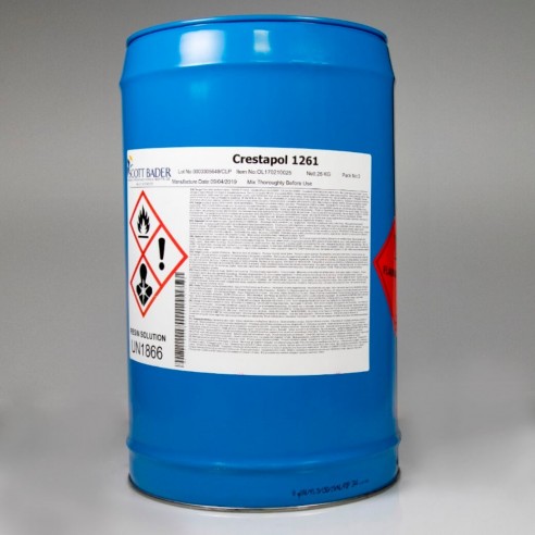 Resina Uretano-Acrílica Crestapol 1261, Alta Resistencia al Fuego