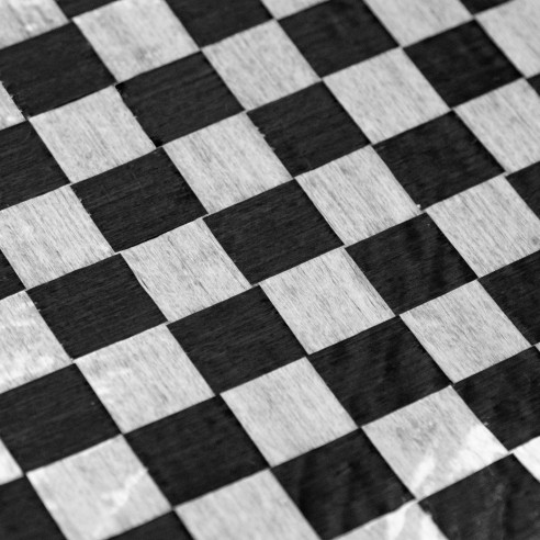 Tessuto di carbonio Spread Tow Taffetà 93 g/m2, larghezza 100 cm