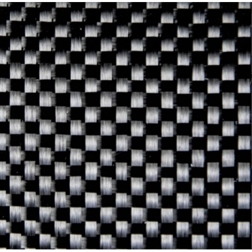 200 g/m2 Plain Carbon 3K-Gewebe mit PA-Fixierung, 100 cm breit