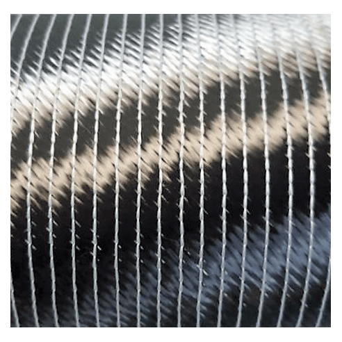 Tecido de carbono da linha central (0/-45/+45º) de 450 g/m2