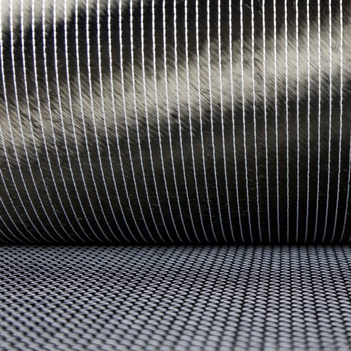 Tessuto di carbonio Cuatriaxial (0º/-45 ° /90 ° /+45°) di 600 g/m2 e 12 K