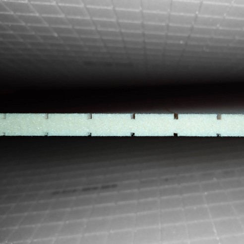 PVC Foam Divinycell H80 10 GPC2 Grooved & Perforated, 10 mm thickness