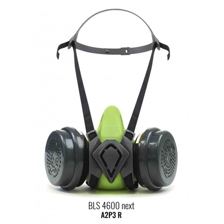 Media Máscara BLS4000next S b-lock sin filtros, con protección de silicona