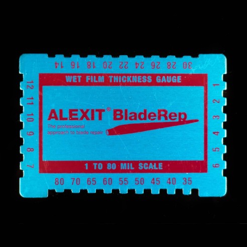 Gelcoat e Topcoat filme úmido/medidor de espessura