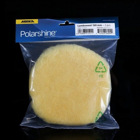 Boina de lã para polir Lambswool 150 mm