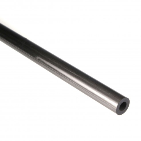Round Carbon Tube, D. 15 mm, int. 8 mm, thickness 3.5 mm