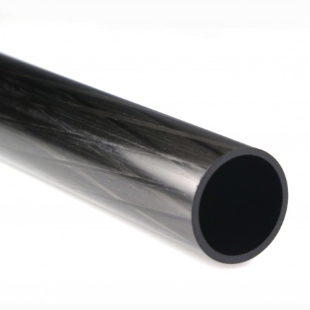 Tubo de Carbono Circular, D. 32 mm, int. 28 mm, espesor 2 mm