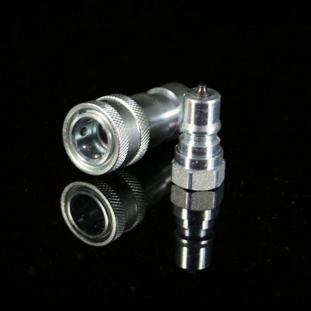 Set of fast plug with non-return valve QAC62 1/4 + QAC82 M 1/4