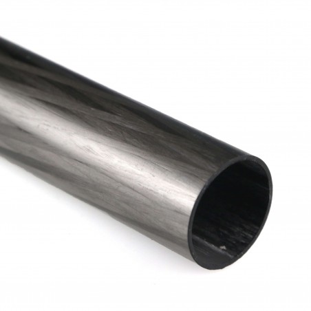 Round Carbon Tube, D. 25 mm, int. 23 mm