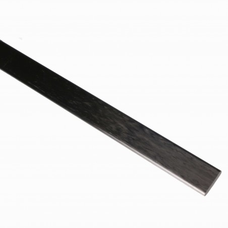 Kohlefaserband mit abgerundeten Kanten 25 x 6 mm, R. 3 mm (Länge 1000 mm)