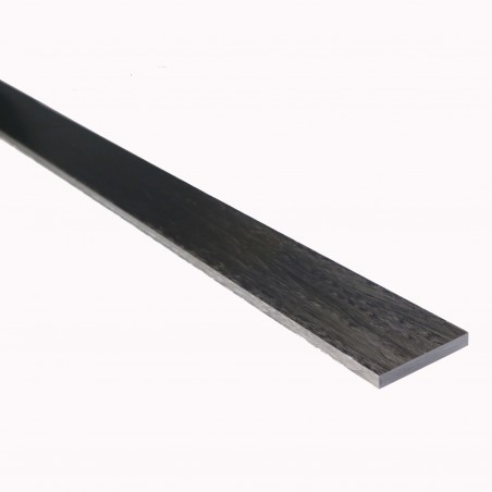 Piastra in fibra di carbonio 50 x 6,5 mm (lunghezza 1000 mm)