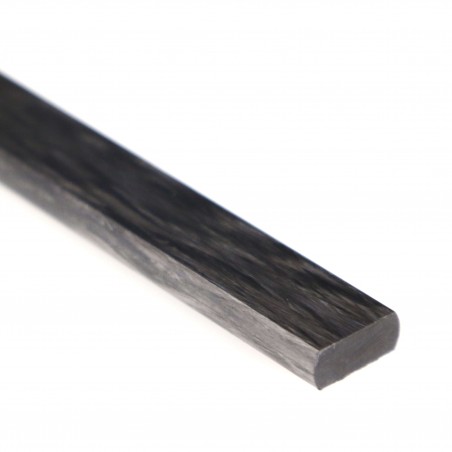 Pletina de Carbono de cantos redondeados 10 x 4 mm