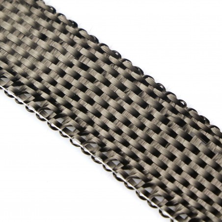 3K 240 gsm Fita de Carbono Tafetá (25 mm de largura)