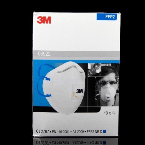 Masque jetable 3M avec valve de protection FFP2
