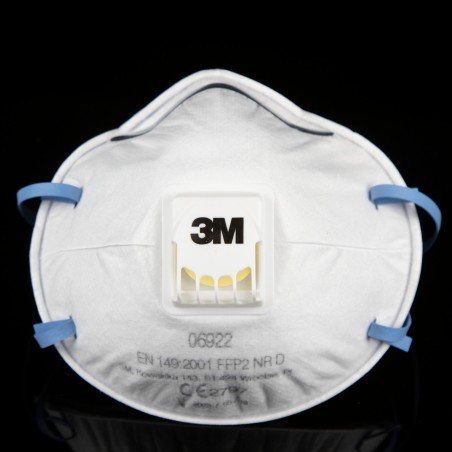 Mascarilla desechable 3M con válvula de protección FFP2