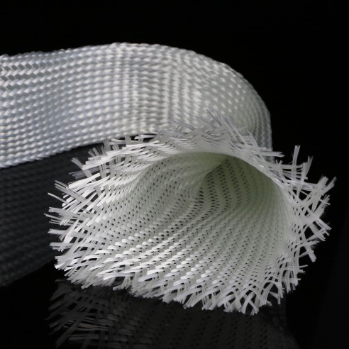 Röhrenförmiges Glasfasernetz mit 100 mm Durchmesser und 203 g/m linear