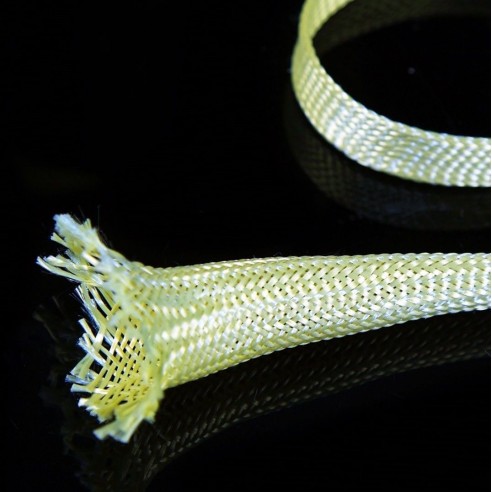 Malla de aramida tubular de 19 mm y 210 g/m2