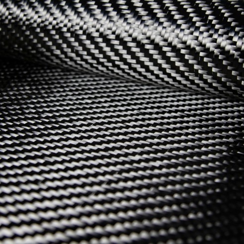 Carbone tissé sergé, 12K et 428 g/m2