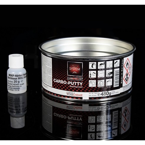 CARBO PUTTY polyester putty for Carbon Fibre