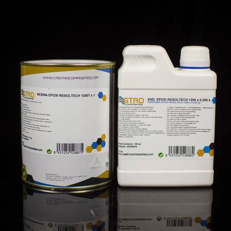 Resina epóxi para laminação manual Resoltech 1200