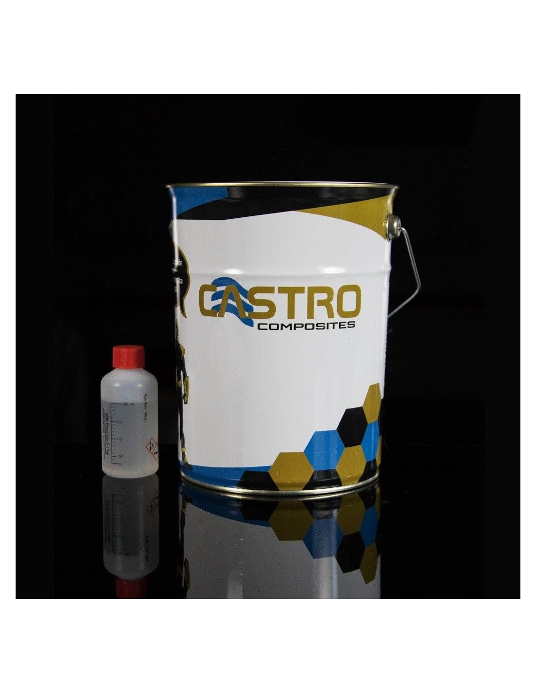 Gelcoat Polyester Blanc Paraffiné LASAV - 1 Kg - Réparation Facile Pour Coques De Bateaux