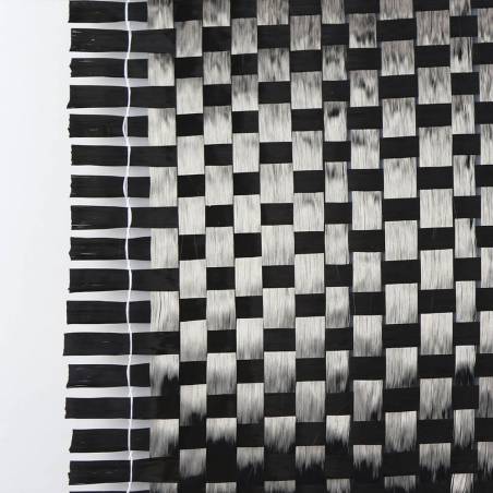 200 gsm Plain Spread Tow Carbon Fabric ST 200 12K, 100 cm