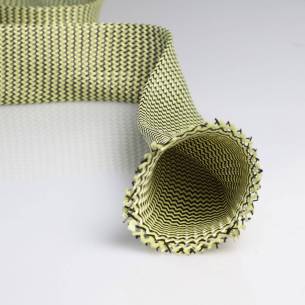 Malla tubular de carbono y aramida 37g/m, diametro 40mm