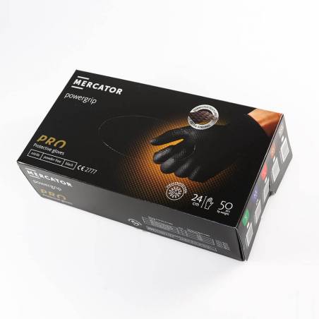 Handschuhe aus Nitril Power Grip (50 Einheiten) - Orange