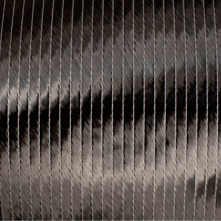 Tecido de Carbono Biaxial +45º/-45º de 12K e 300 g/m2, 125 cm