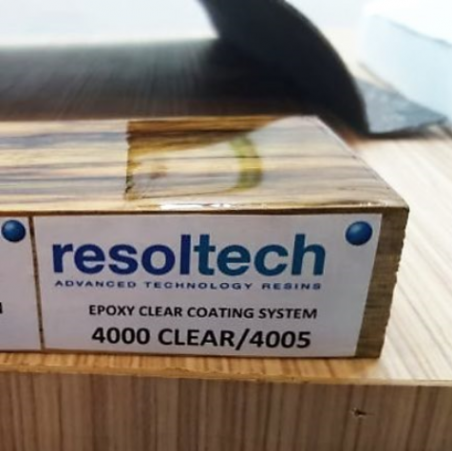 Resolcoat 4000 résine époxy revêtement transparent