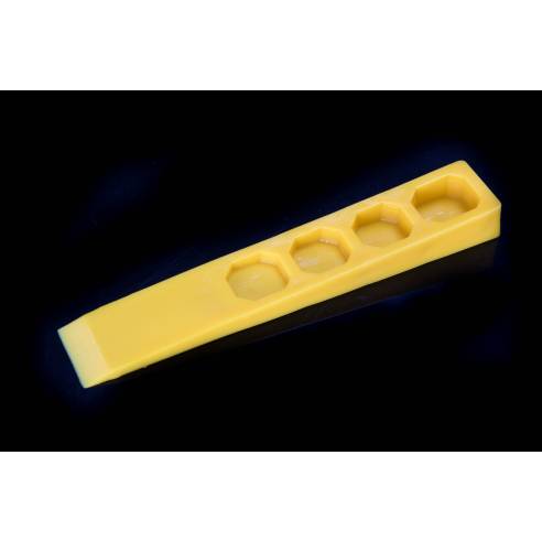 Cale de Plastique Rigide Jaune pour le démoulage