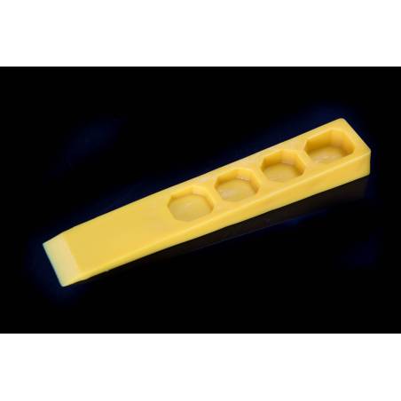 Cale de Plastique Rigide Jaune pour le démoulage