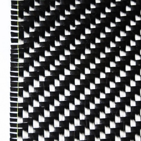 Tissu carbone 12K Sergé 2/2 600 g/m2
