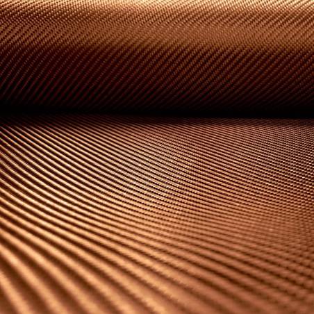 Tejido de Carbono 3K Coloreado Hypetex Oak 260 g/m2, sarga 2x2, ancho 125 cm