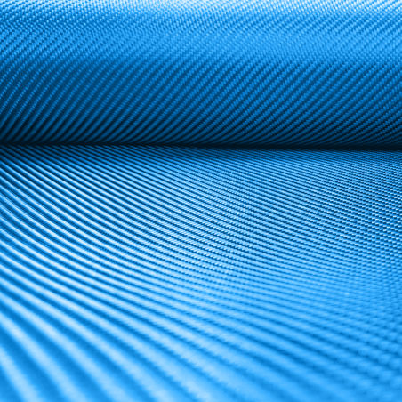 260 gsm Coloured Carbon Fabric Hypetex Tendulkar 3K Twill 2x2, 125 cm width