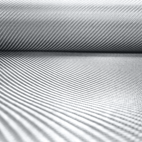 Tissu de Carbone Coloré Sergé Hypetex Titanium 260 g/m2, 3K, largeur 125 cm