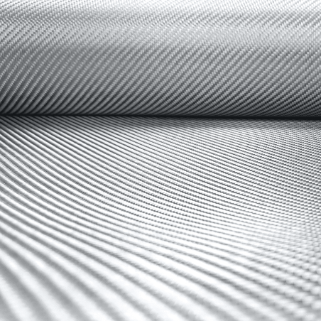 Tejido de Carbono Coloreado Sarga 2x2 Hypetex Titanium 260 g/m2, 3K, ancho 125 cm