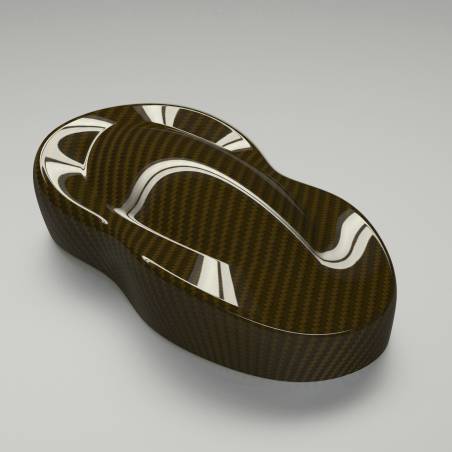 260 gsm Coloured Carbon Fabric Hypetex Copper 3K Twill 2x2, 125 cm width