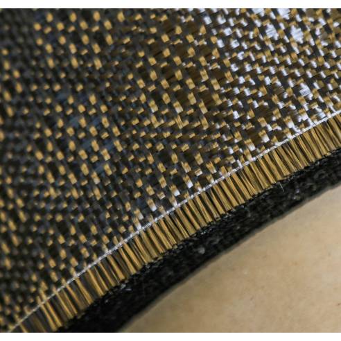 245 g/m2 Carbon gewebte C-WEAVE™ 3K HS Hexagon Loksof 1049, 125 cm Breite / SPOT