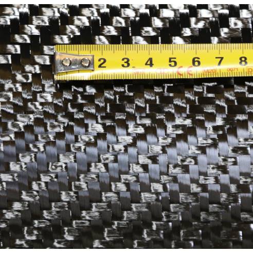 Teçido de carbono de 380 g/m2 sarja 2x2 C-WEAVE 380T 12K T700 FOE SPOT, largura 125 cm