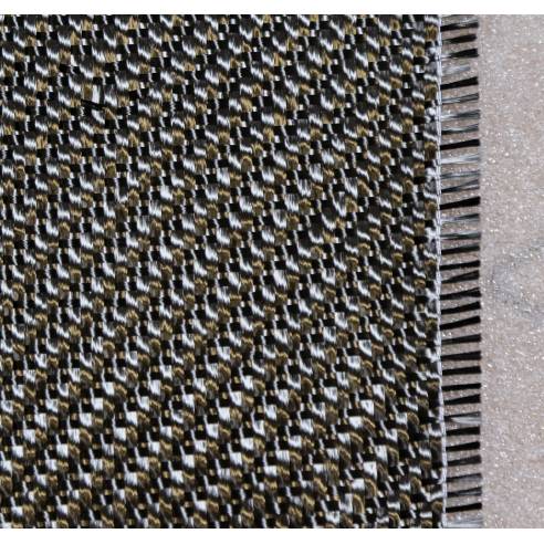 446 g/m2 Tessuto di Carbonio twill 2x2 12K+3K SPOT, larghezza 120 cm