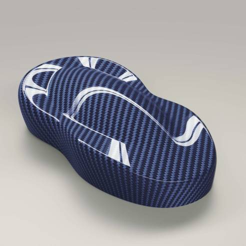 Tejido de Carbono Coloreado Sarga 2x2 Hypetex Prost 260 g/m2, 3K, ancho 125 cm