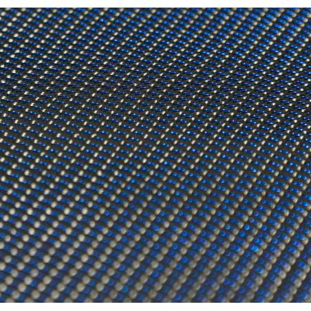 Teçido de Carbono Sarja 300T com Fio Azul