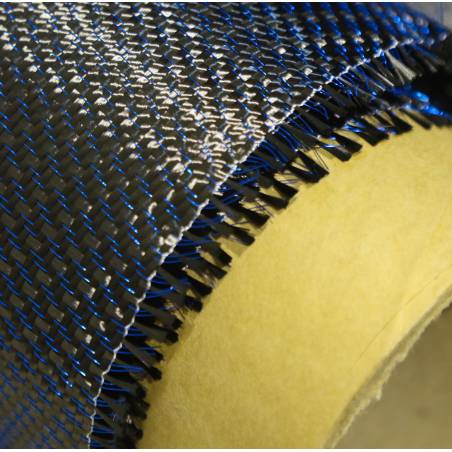 Tessuti in fibra di Carbonio Twill di 300T Filo Azzurro
