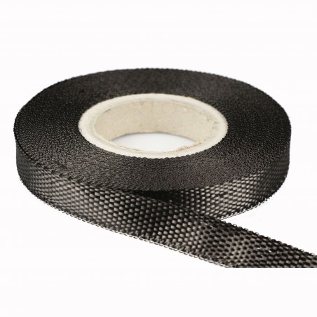 3K 240 gsm Plain Carbon Fiber Tape Taffeta (25 mm wide)