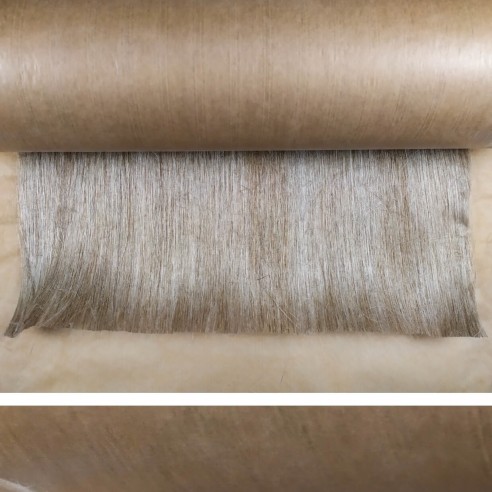 110 g/m2 Unidirectionnel Voile Flaxtape, 400 mm largeur du rouleau